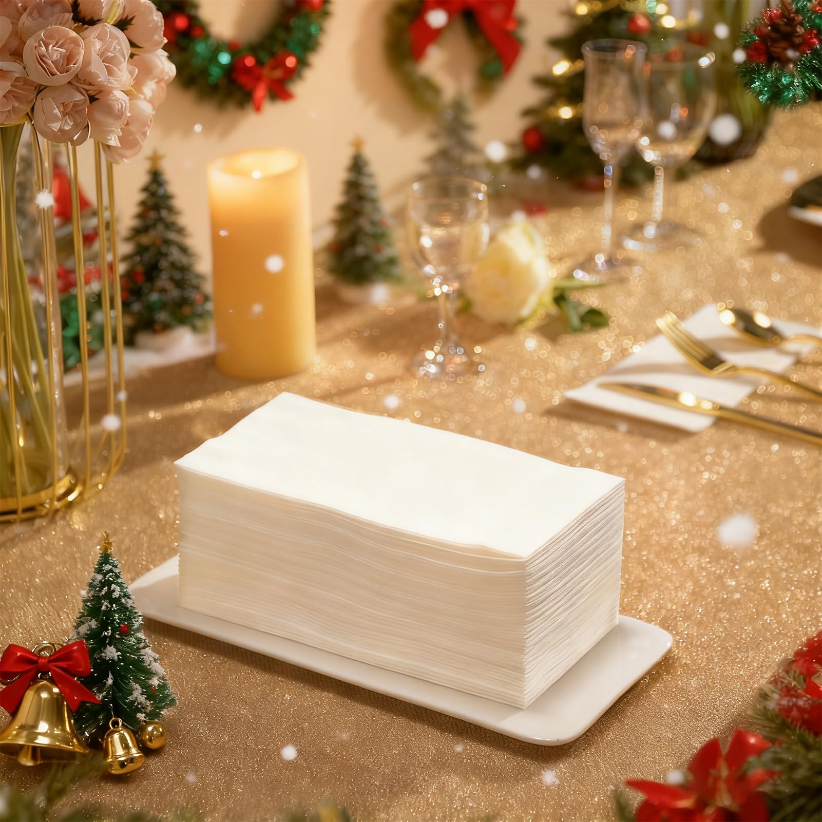 Disposable Hand Towels for Bathroom - Cloth-like and Soft

