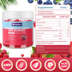 Magnesium Glycinate Gummies with Zinc & Vitamin D3 - Vegan

