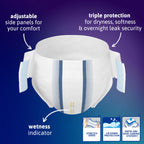 TENA ProSkin Overnight Stretch Brief Incontinence Diapers

