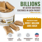Septic Tank Treatment with Dissolvable Bacteria USA Made

