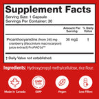 Utiva Cranberry PACs for Urinary Health | UTI Prevention

