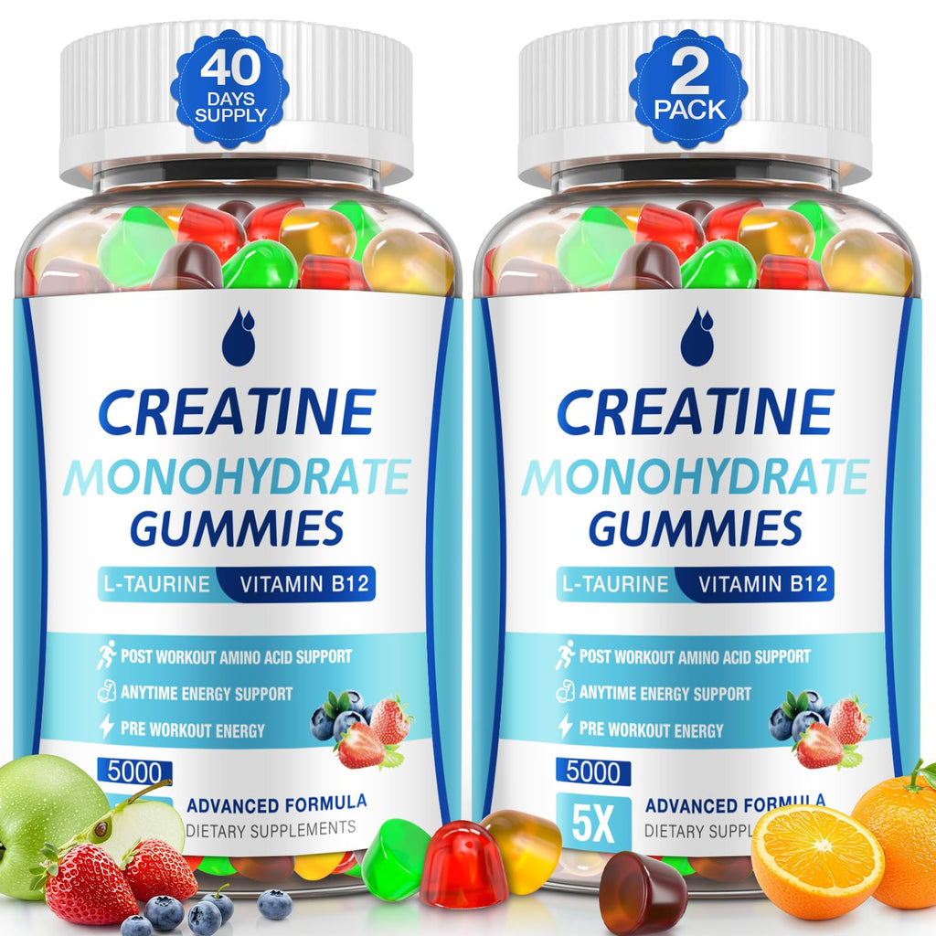 Creatine Monohydrate Gummies for Men & Women | Vegan

