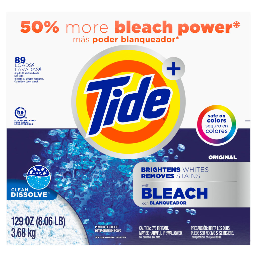 Tide Powder Laundry Detergent with Bleach

