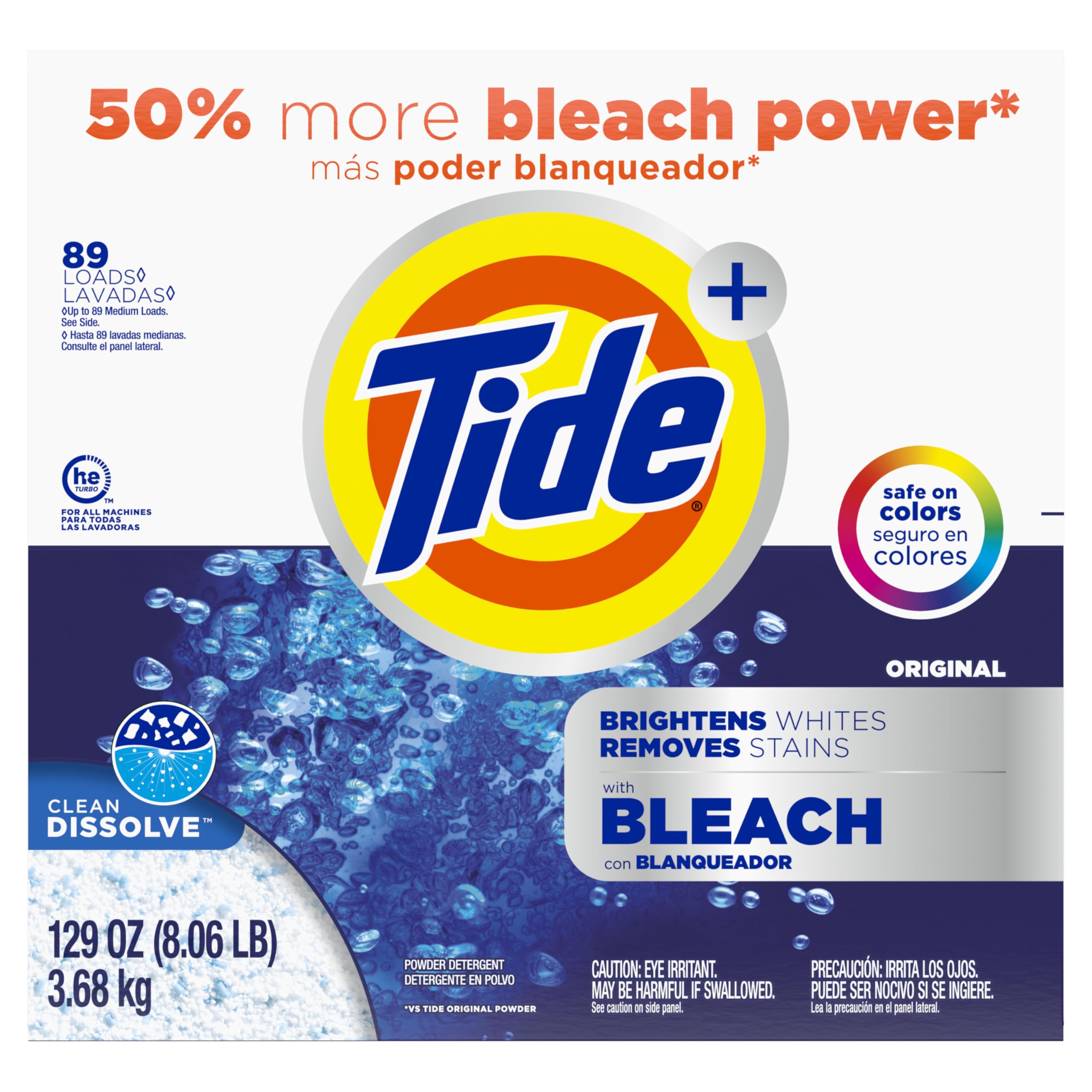 Tide Powder Laundry Detergent with Bleach

