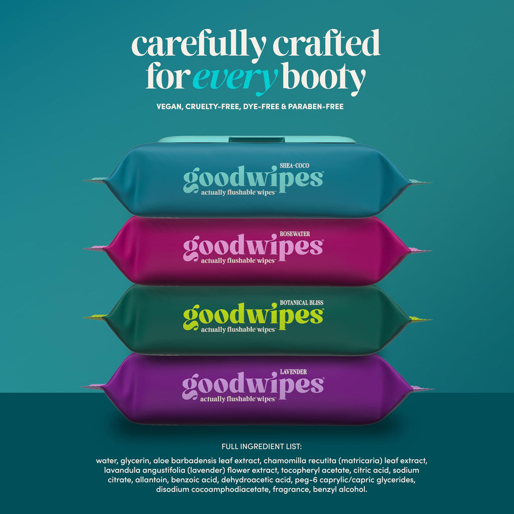 Goodwipes Flushable Wipes for Adults - Septic Safe

