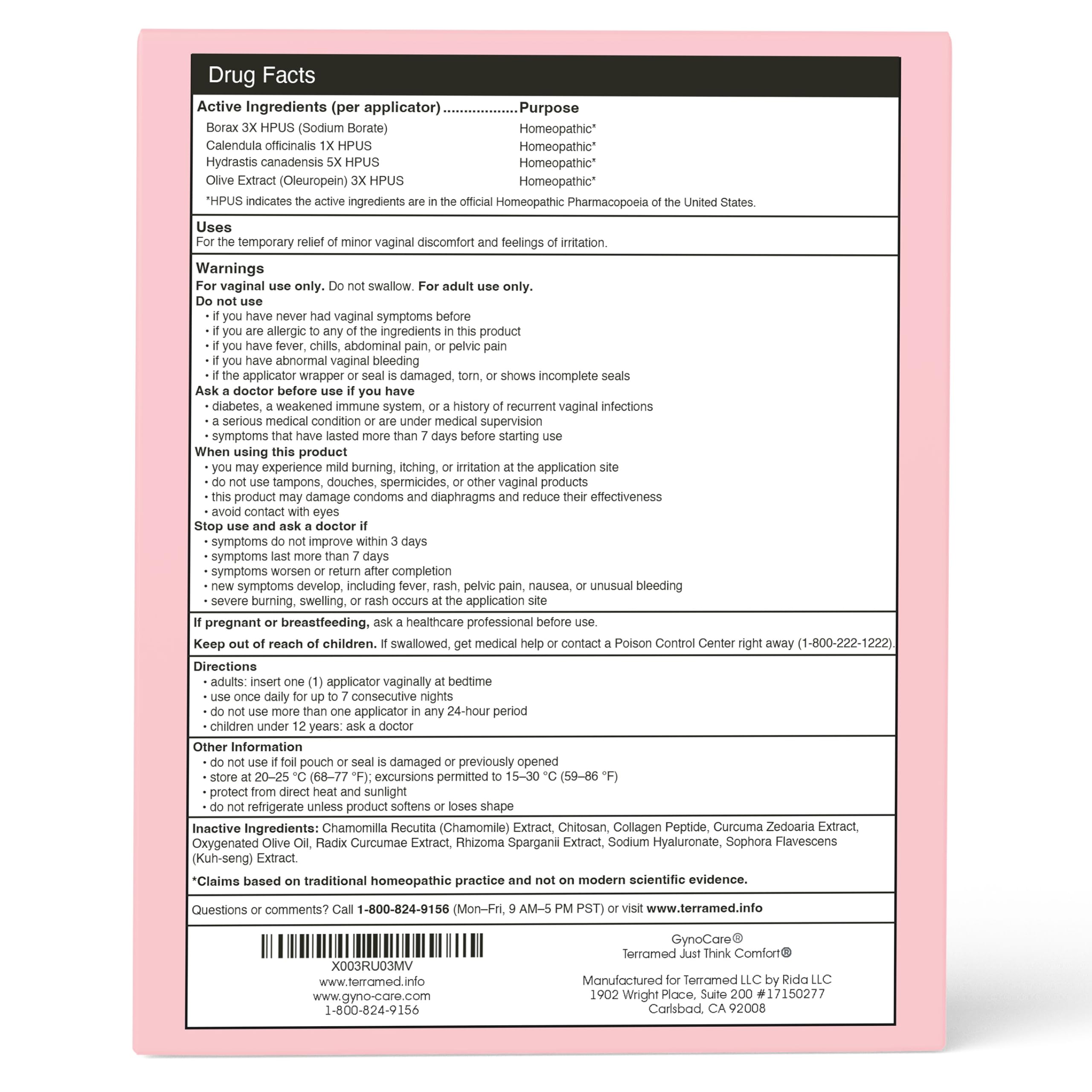 BV Relief for Women - Natural Homeopathic Vaginal Care

