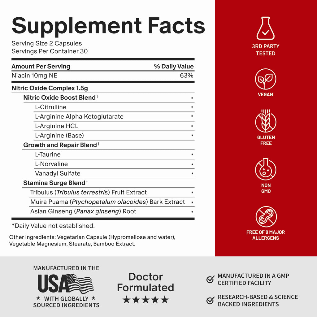 Snap Supplements Nitric Oxide Booster & Prostate Health

