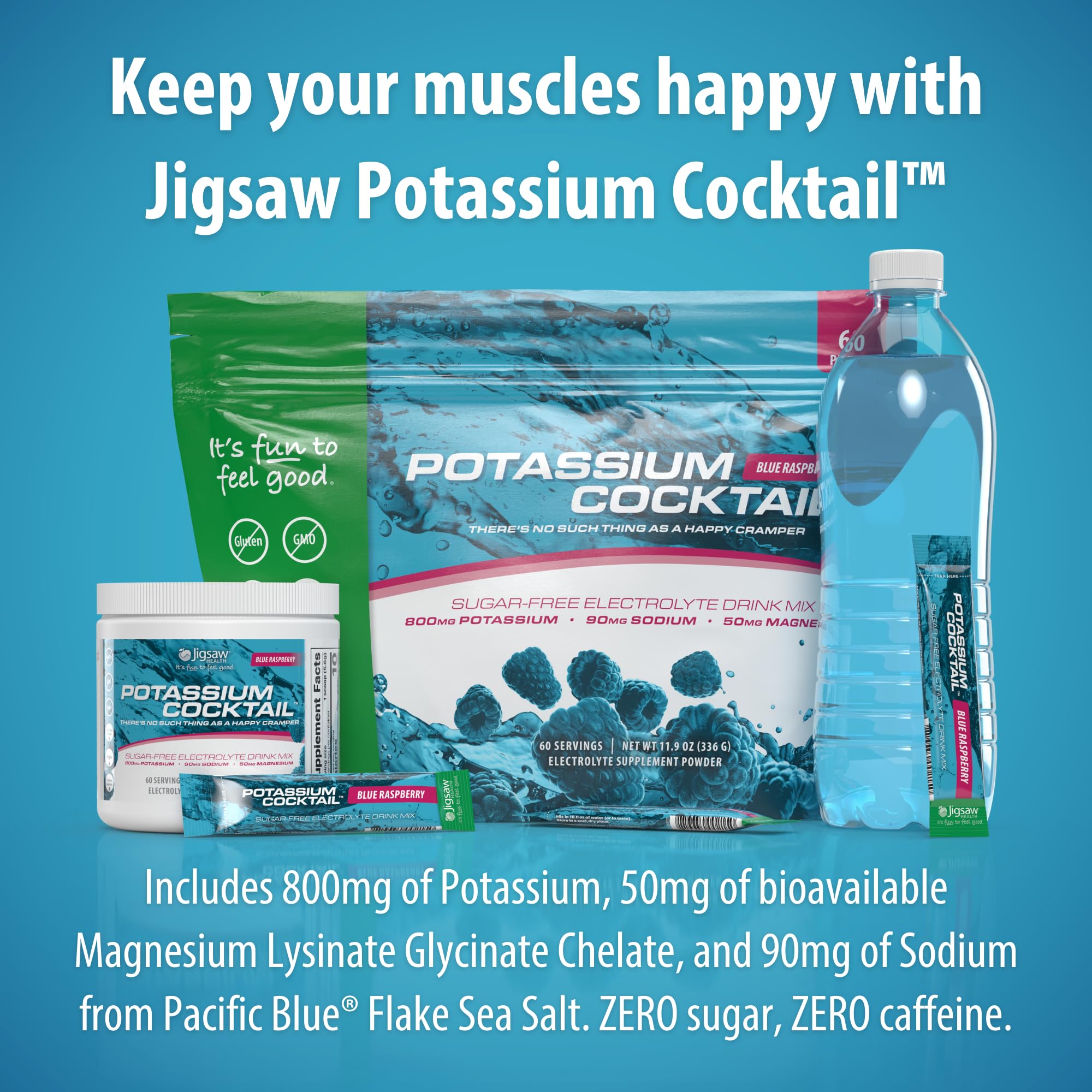 Jigsaw Health Potassium Cocktail Electrolyte Drink

