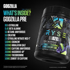 RYSE Godzilla Pre-Workout Powder | High-Stim Formula

