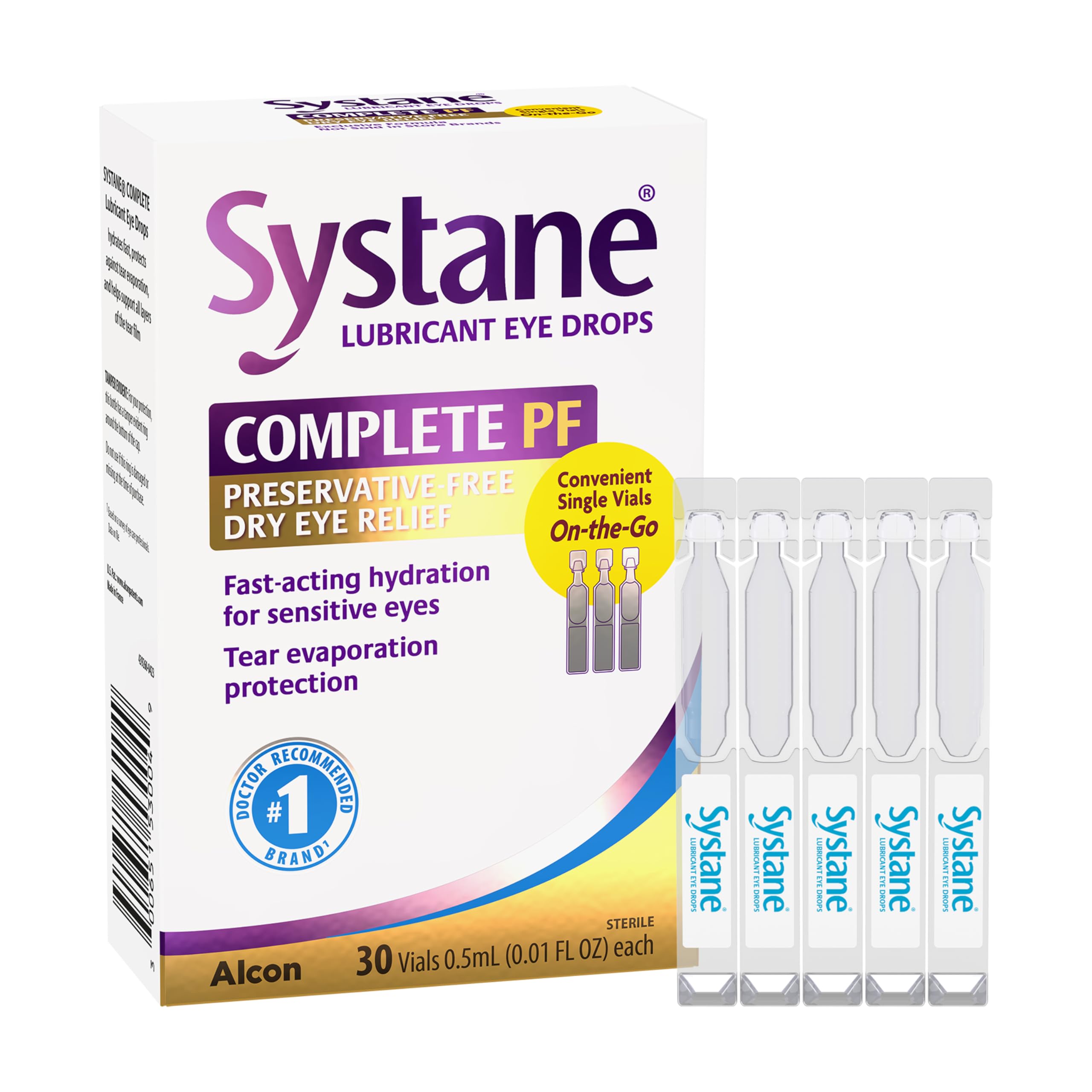 Systane Complete Preservative Free Dry Eye Drops | Unit-Dose

