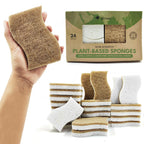 AIRNEX Natural Kitchen Sponges - Biodegradable Cellulose

