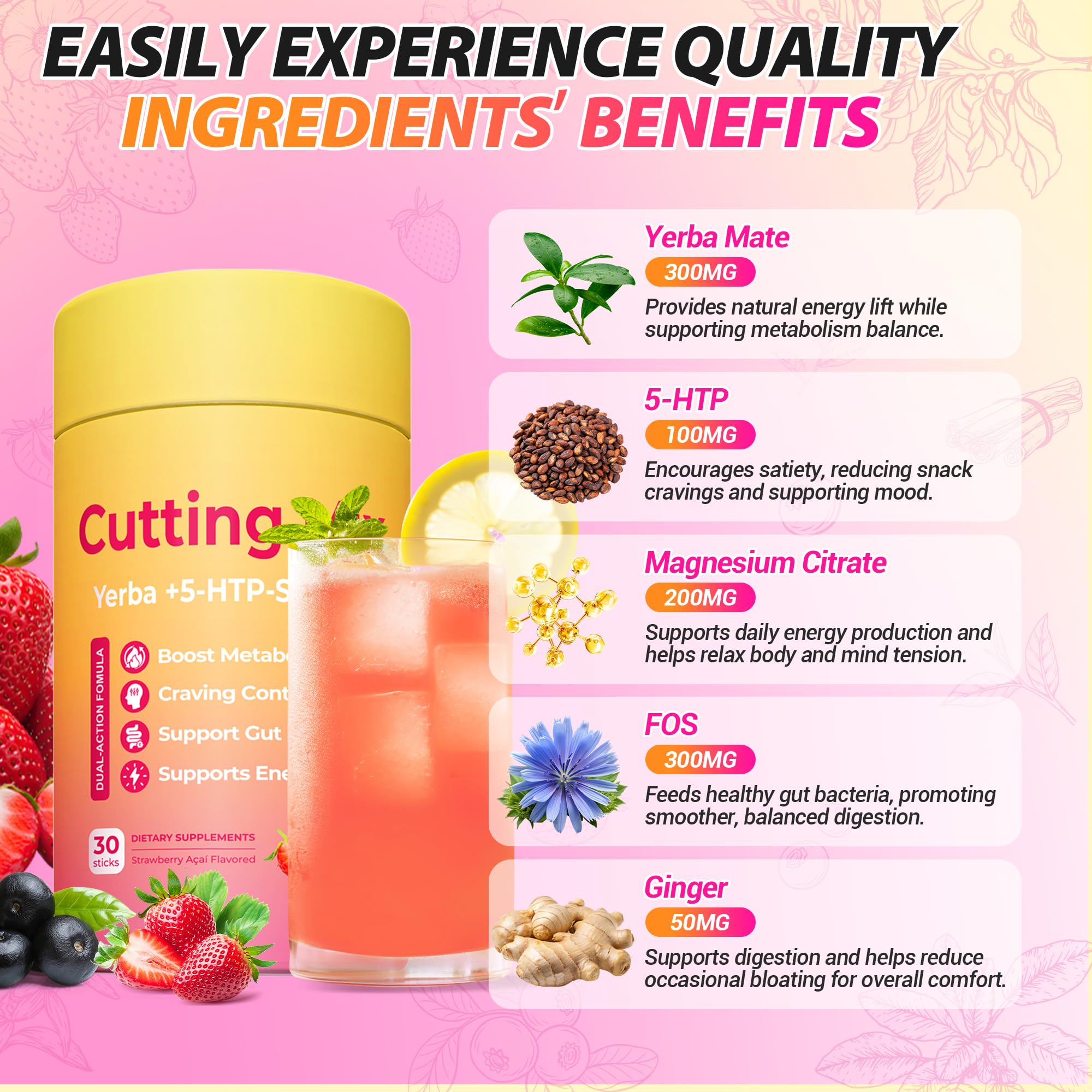 Yooloks Cutting Drink Mix Craving & Metabolism Support

