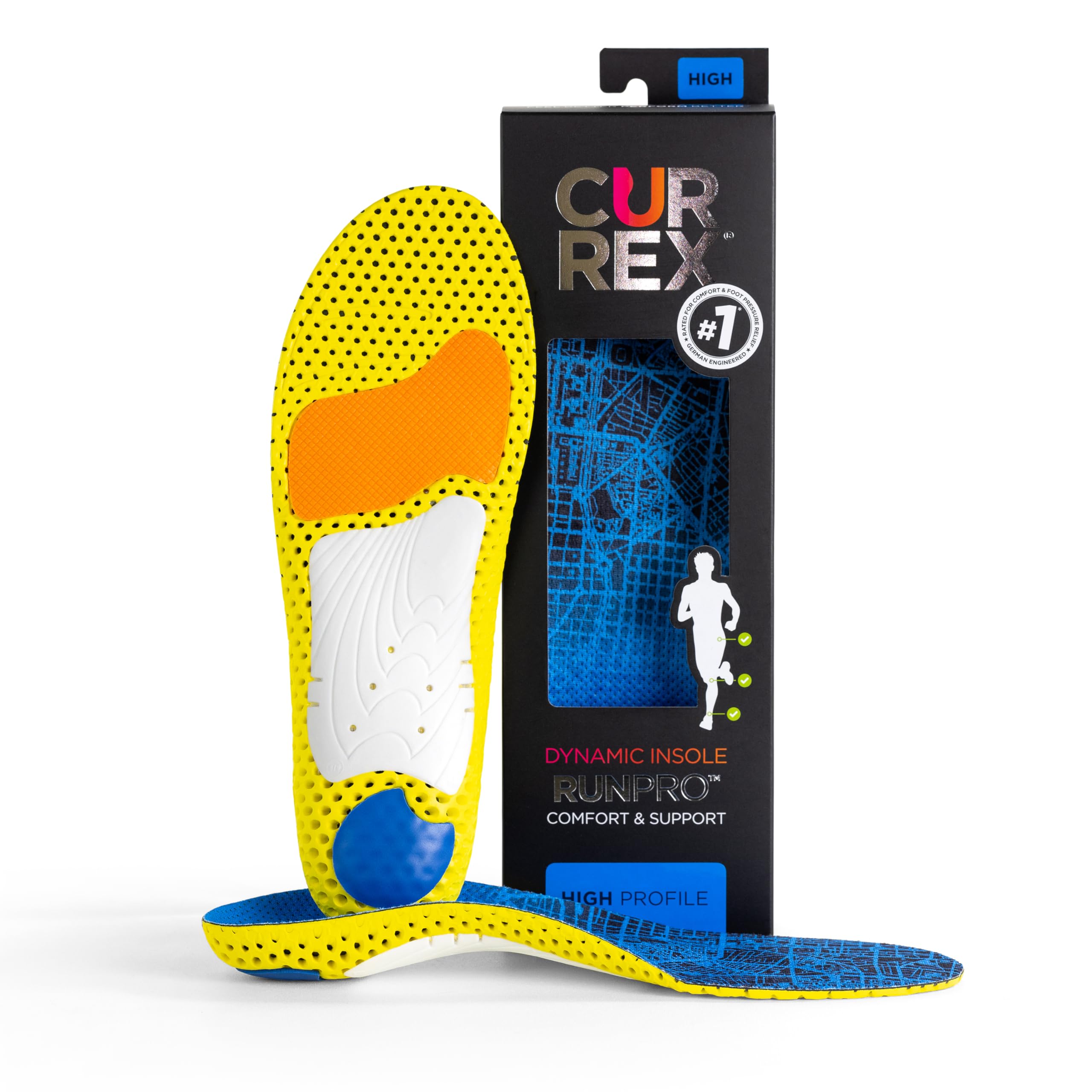 CURREX RunPro Insoles for Running Shoes with Cushioned Support