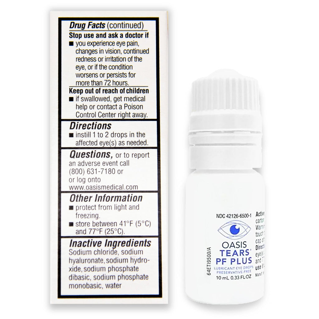Oasis TEARS Eye Drops PF Plus Preservative-Free

