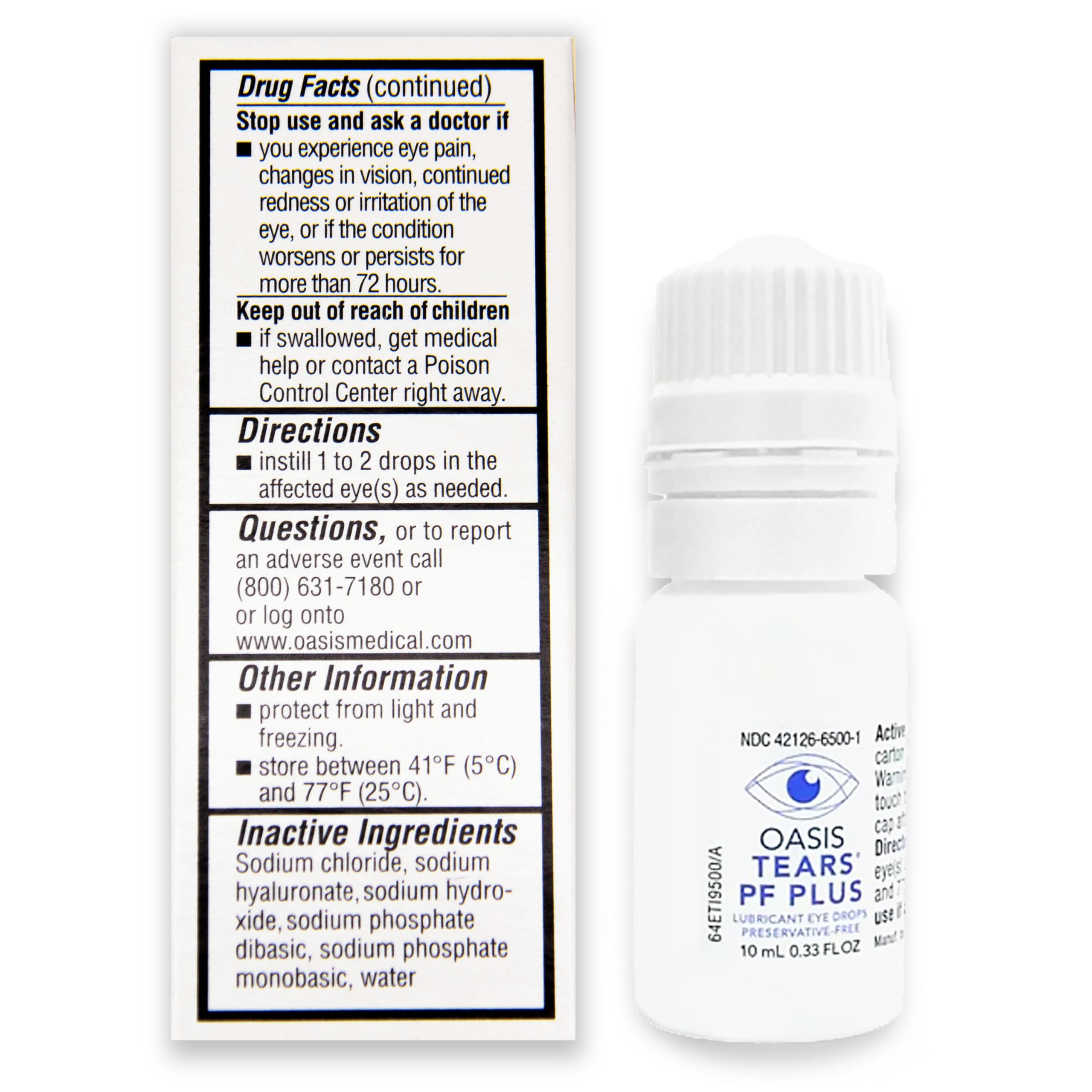 Oasis TEARS Eye Drops PF Plus Preservative-Free

