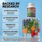 Clean Nutraceuticals Fruits & Veggies Superfood Probiotics

