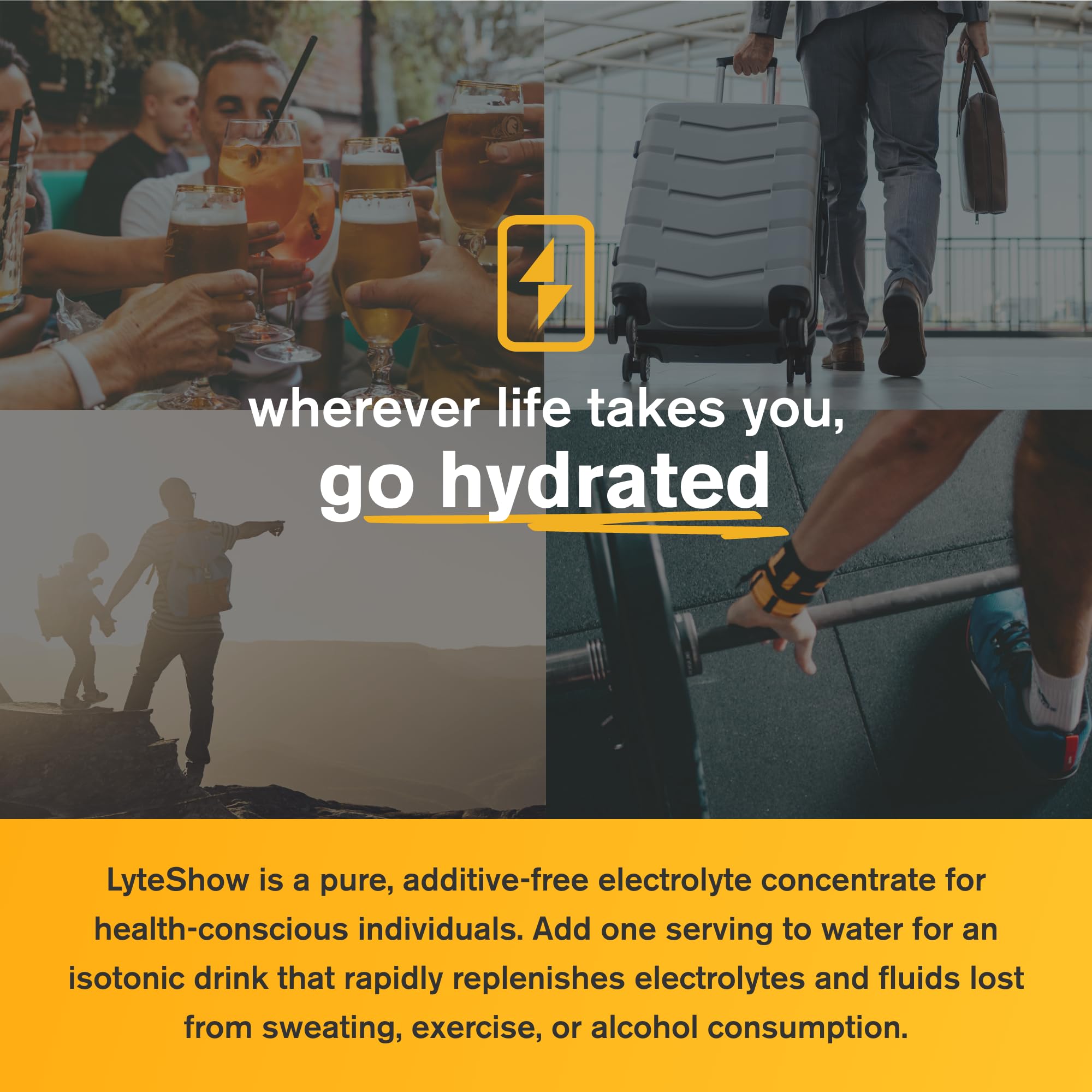 LyteShow Sugar-Free Electrolyte Supplement

