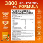 VivoNu Pumpkin Seed Oil with Saw Palmetto for Prostate

