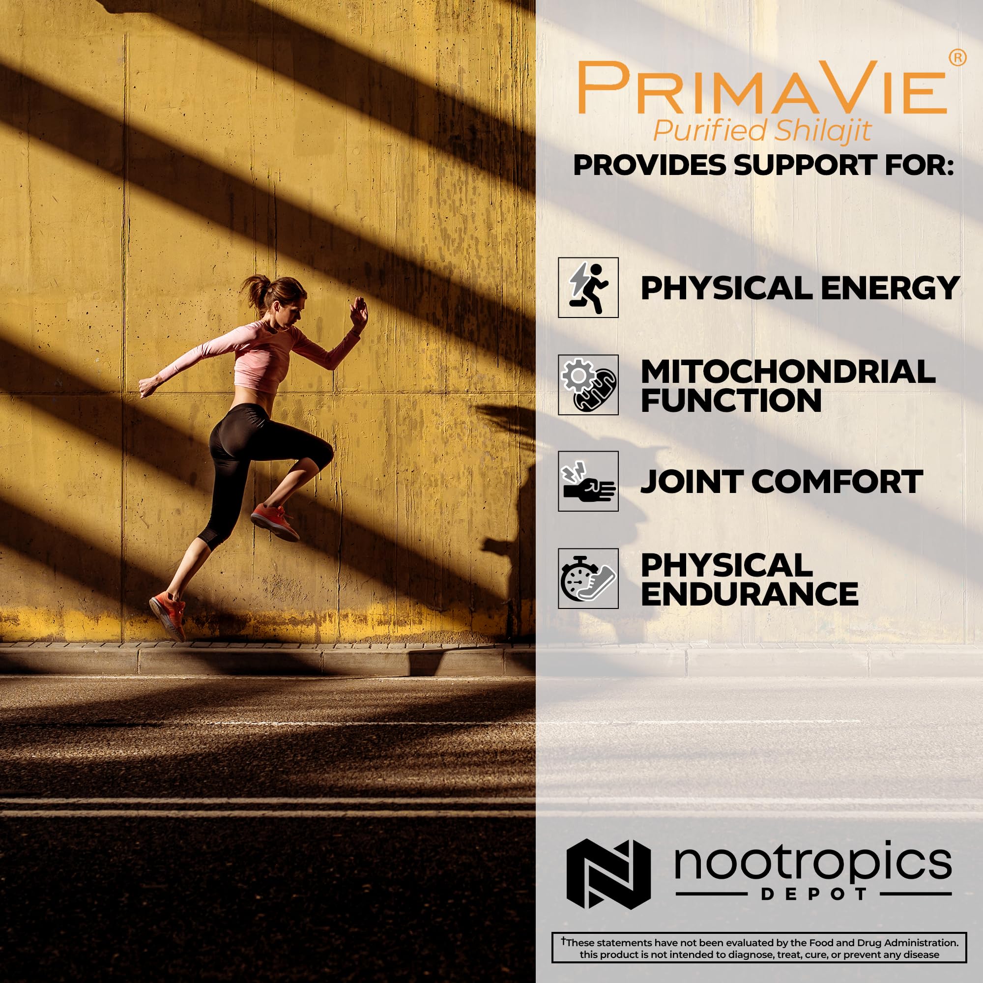 PrimaVie Shilajit Capsules by Nootropics Depot

