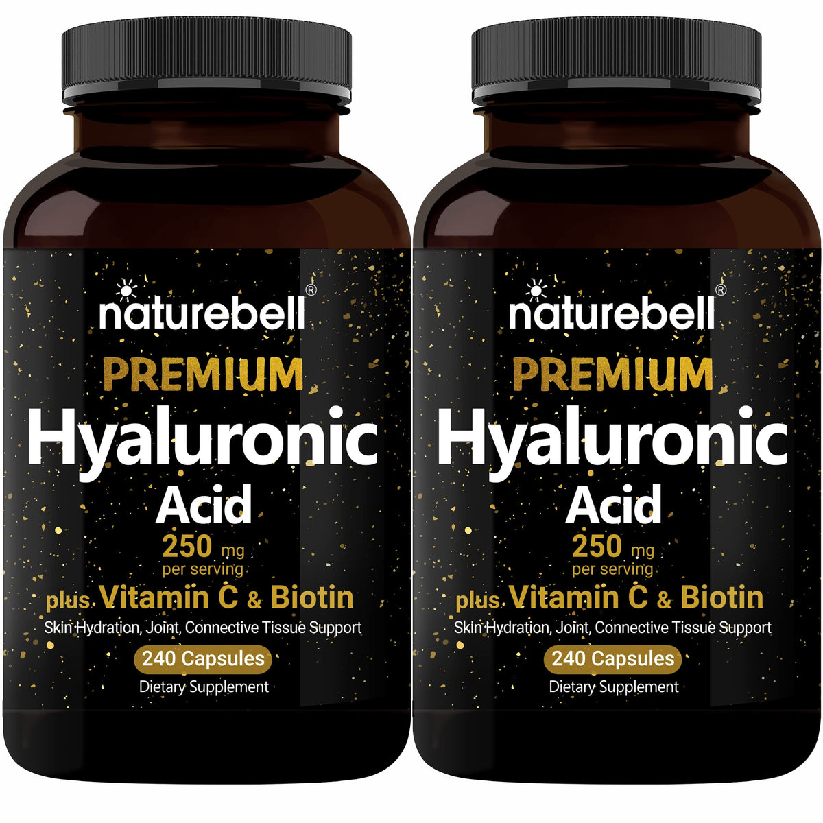 NatureBell Hyaluronic Acid Supplement with Biotin Vitamin C