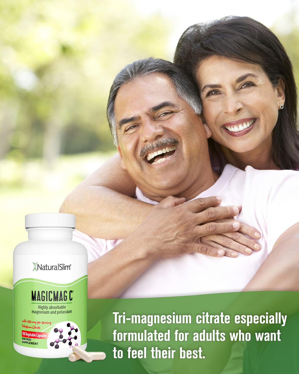 Magnesium Citrate Capsules by NaturalSlim - MagicMag C

