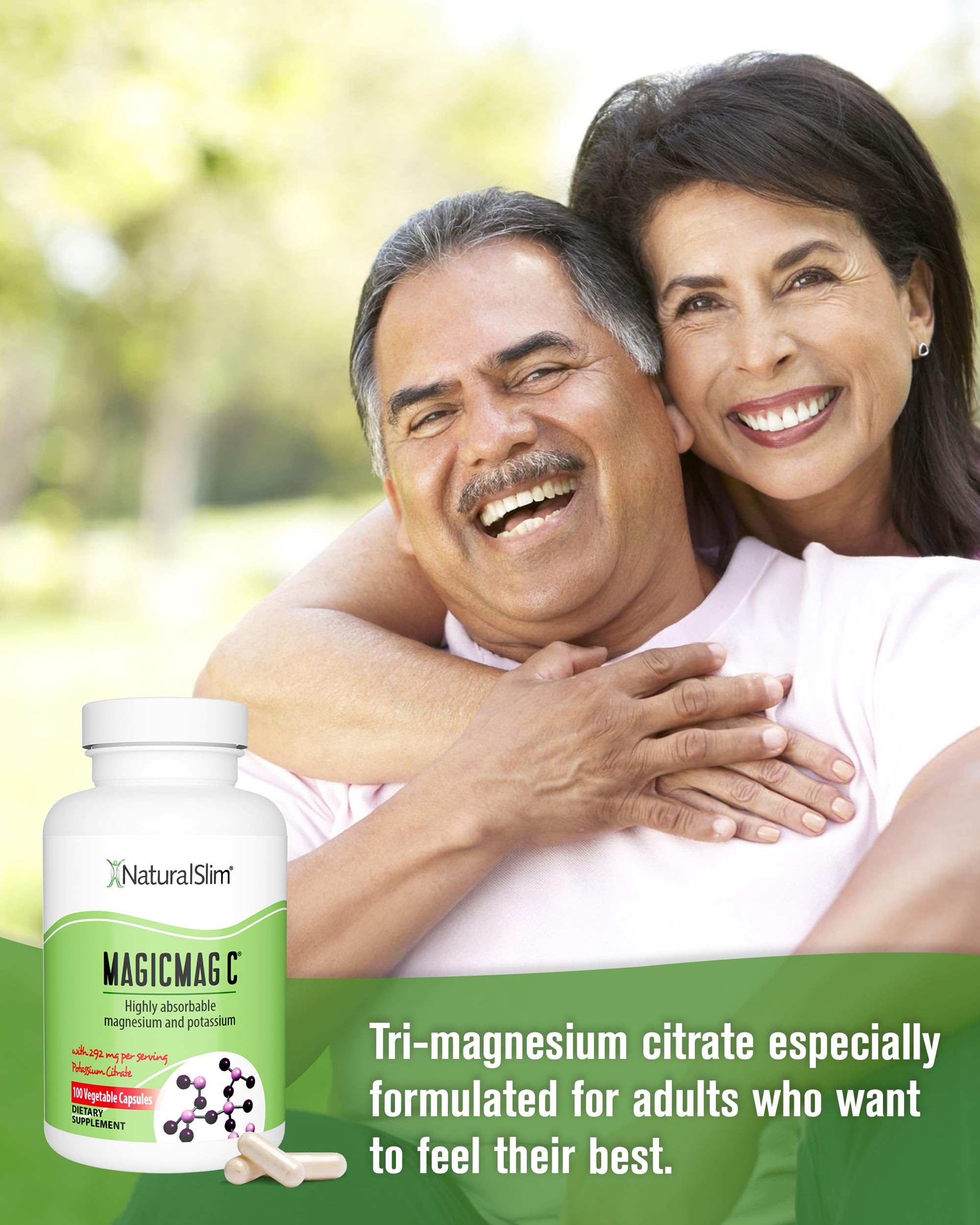Magnesium Citrate Capsules by NaturalSlim - MagicMag C


