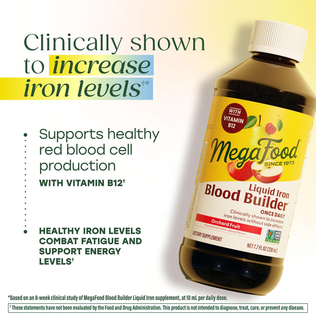 Blood Builder Liquid Iron Supplement by MegaFood

