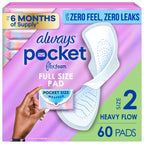 Always Feminine Pads Pocket FlexFoam with Wings

