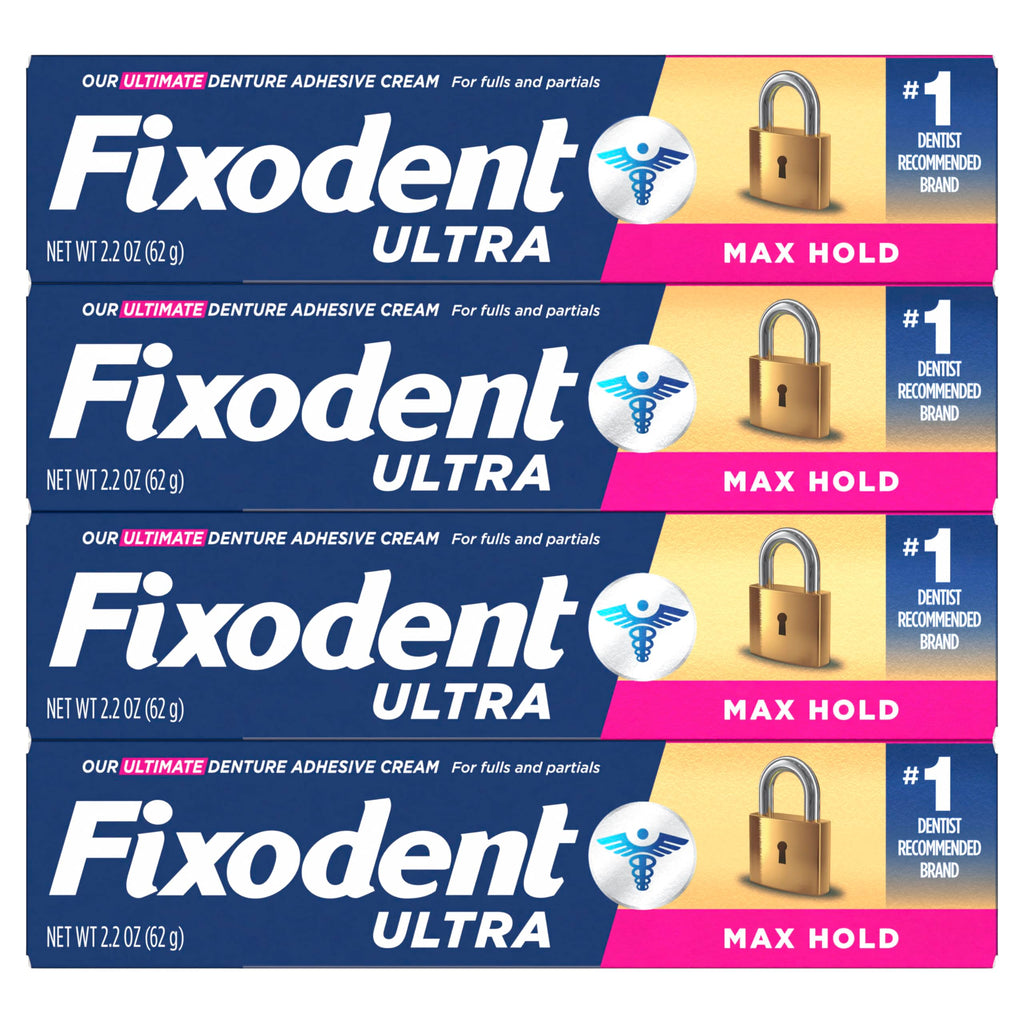 Fixodent Ultra Max Hold Denture Adhesive Cream

