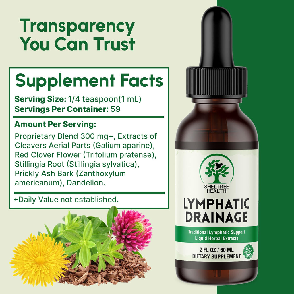 Lymphatic Drainage Drops – Herbal Lymphatic Support

