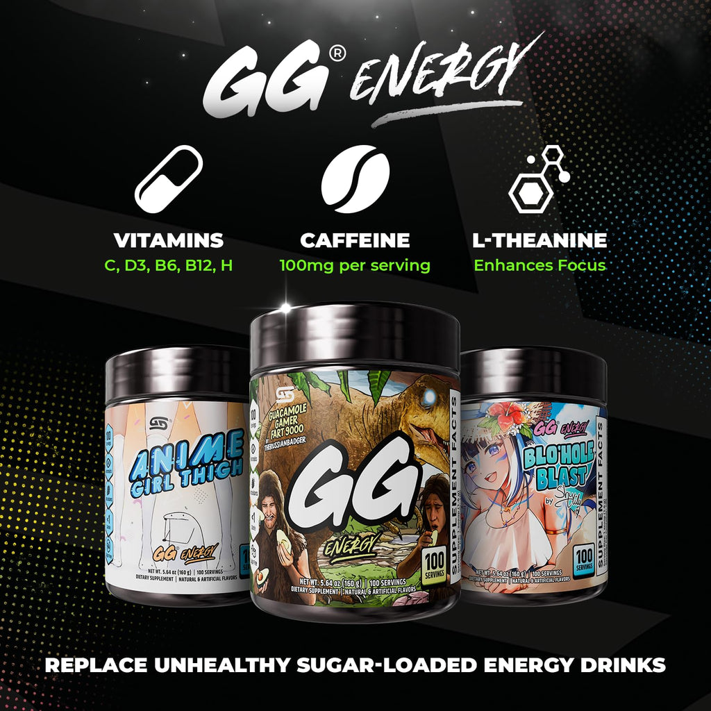 Gamer Supps GG Energy Drink Mix | Focused Energy

