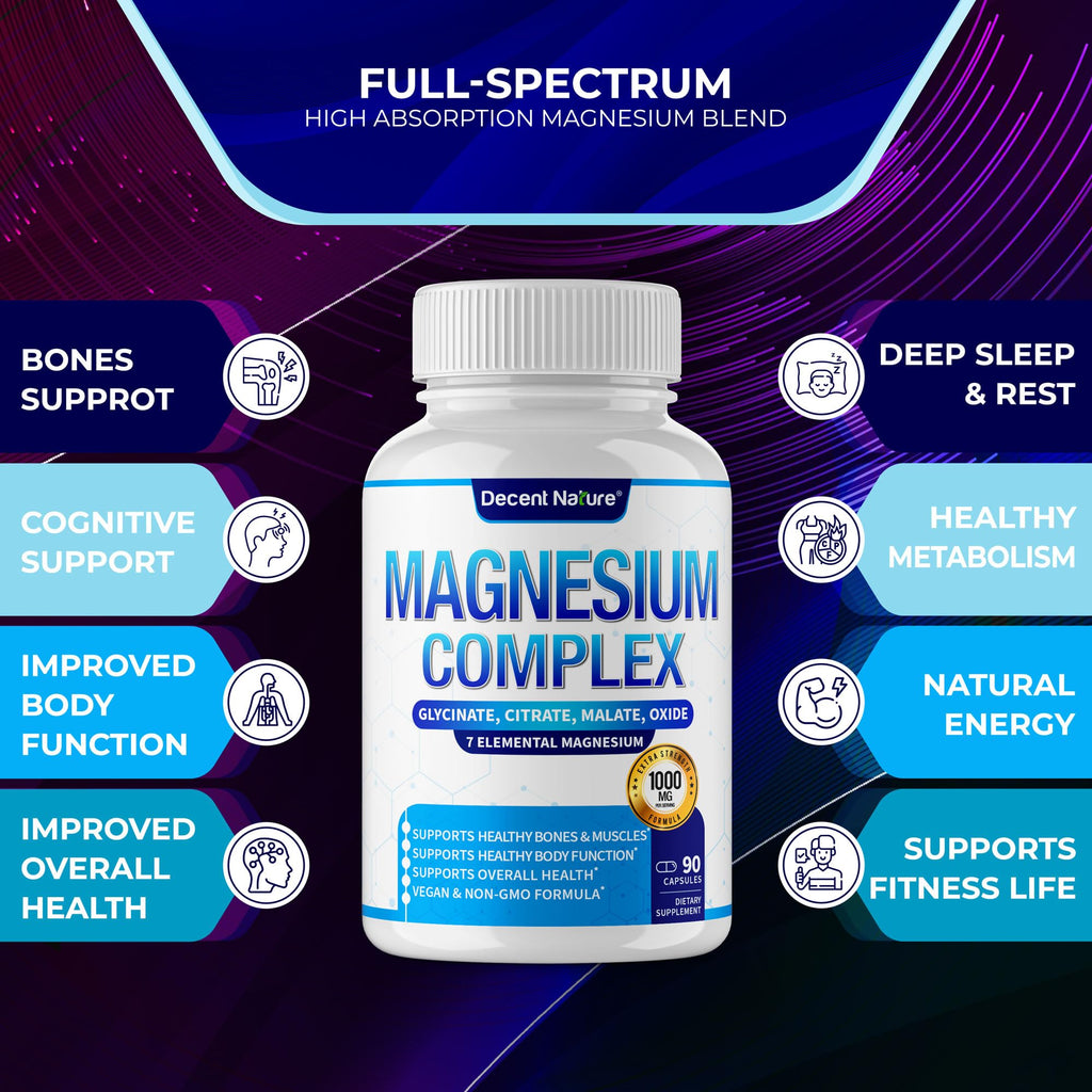 Decent Nature Magnesium Complex - Full-Spectrum Magnesium

