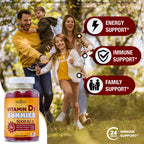 New Age Vitamin D3 Gummies 5000 IU Immune Support

