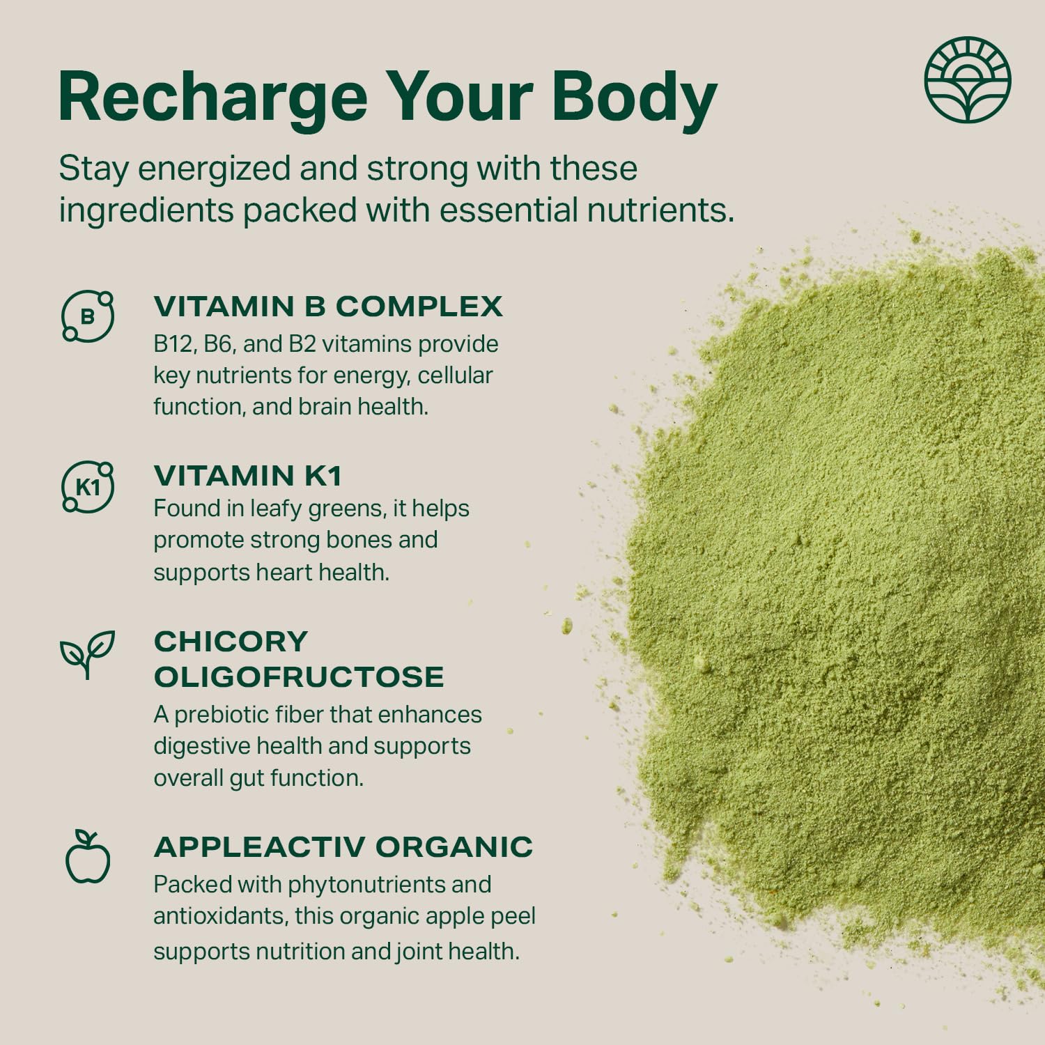 Proper The Greens Powder Apple Flavor Daily Boost

