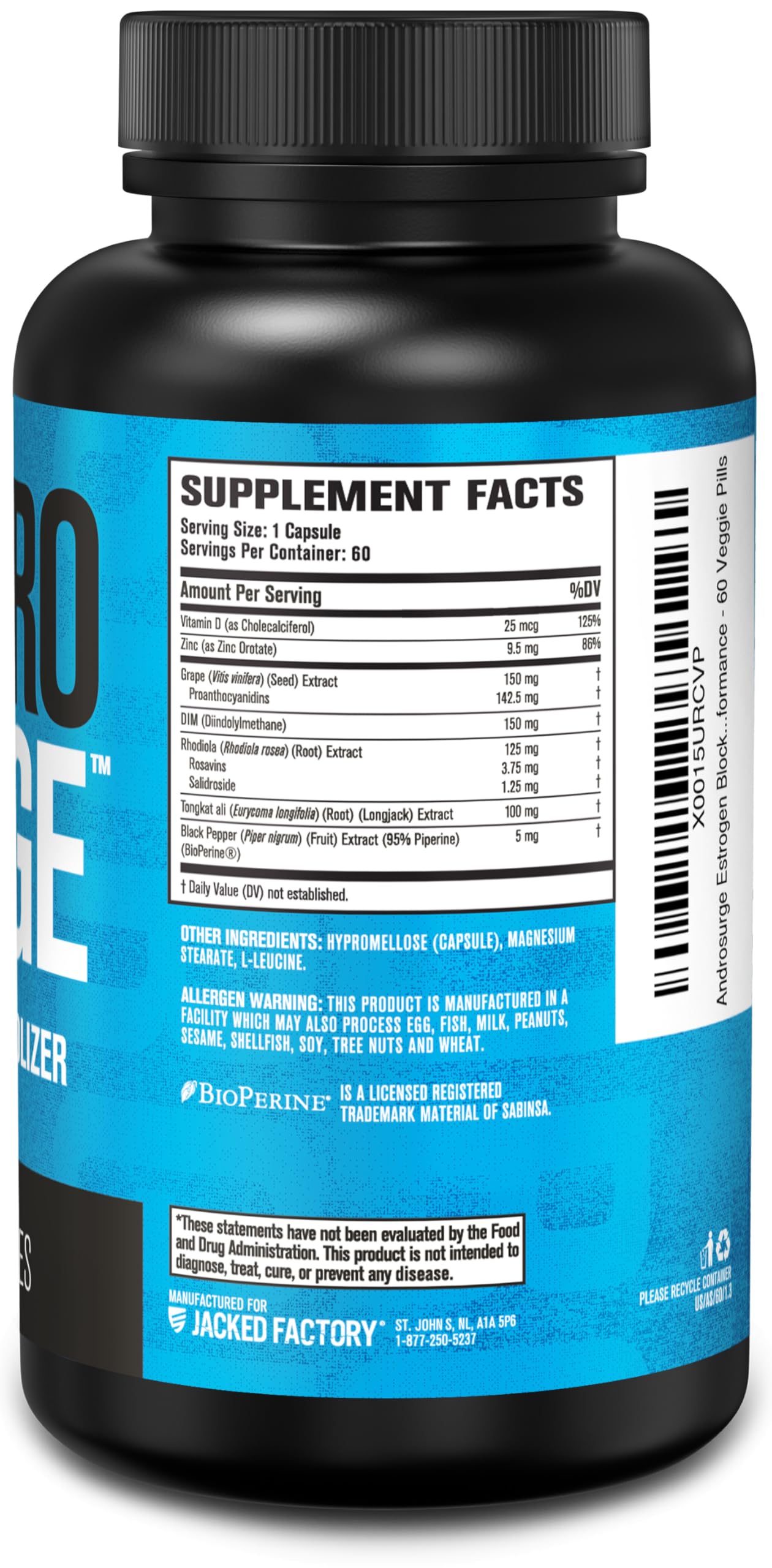 Androsurge Estrogen Blocker – Testosterone Booster for Men

