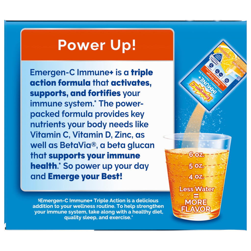 Emergen-C Immune+ Triple Action Immune Powder | BetaVia


