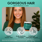 Balmbare Revive Hair Growth Gummies | Sea Moss & Vitamins

