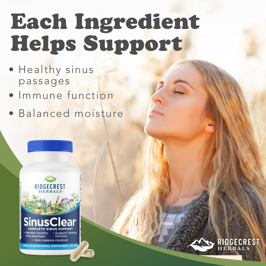 RidgeCrest SinusClear Herbal Sinus Support

