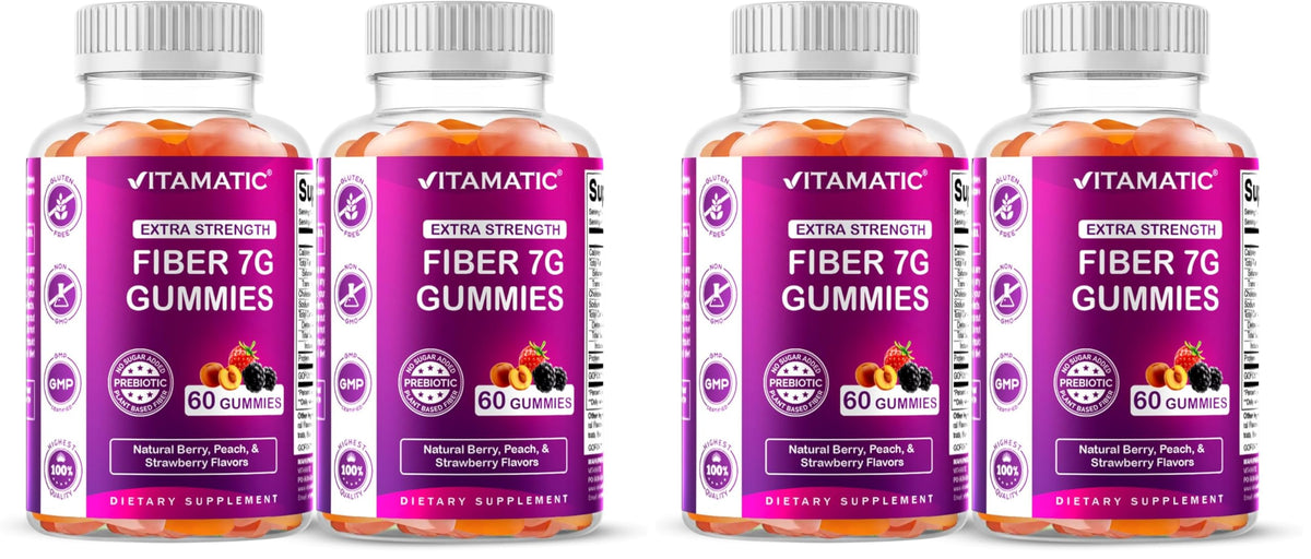Vitamatic Prebiotic Fiber Gummies - Extra Strength