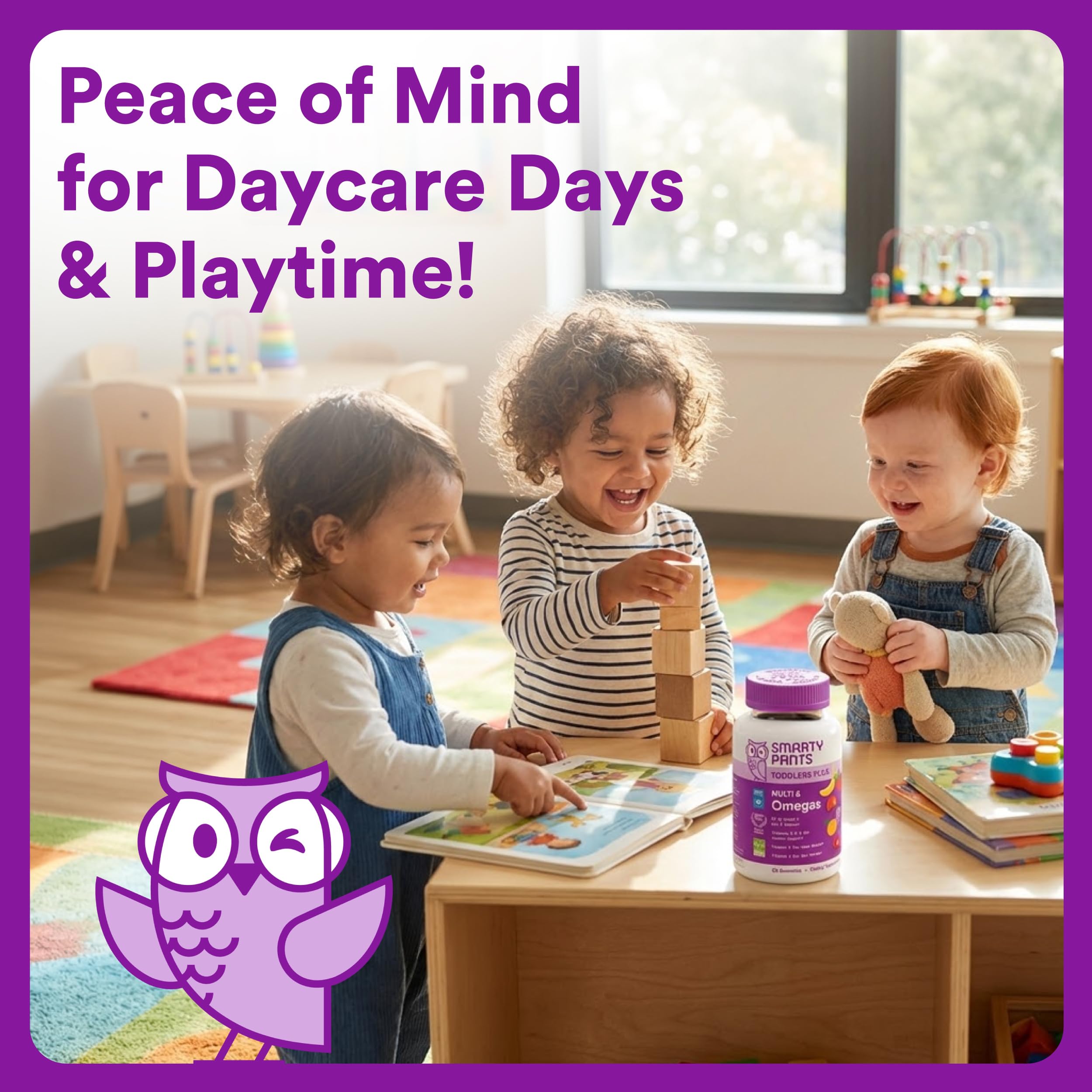 SmartyPants Toddler Multivitamin Gummies with Omega-3

