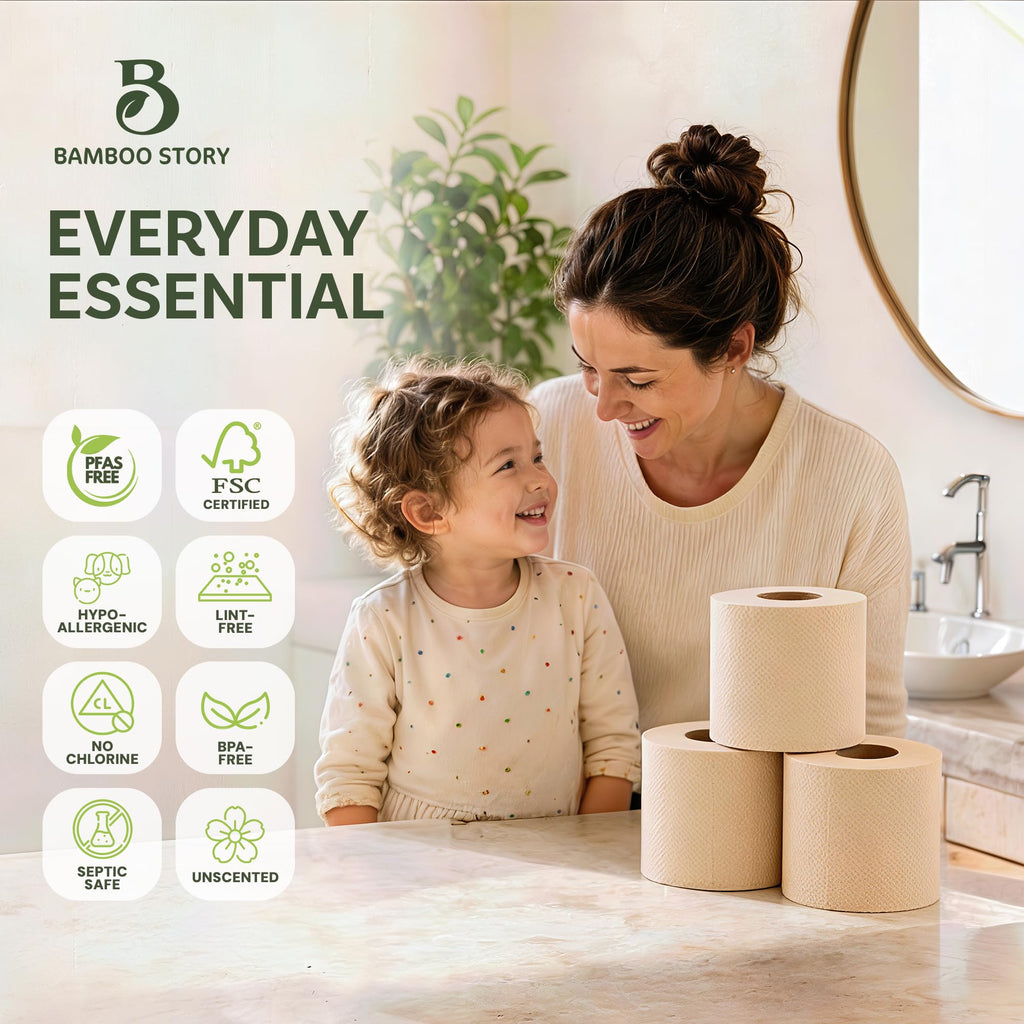 Bamboo Story 3-Ply Bamboo Toilet Paper FSC Certified

