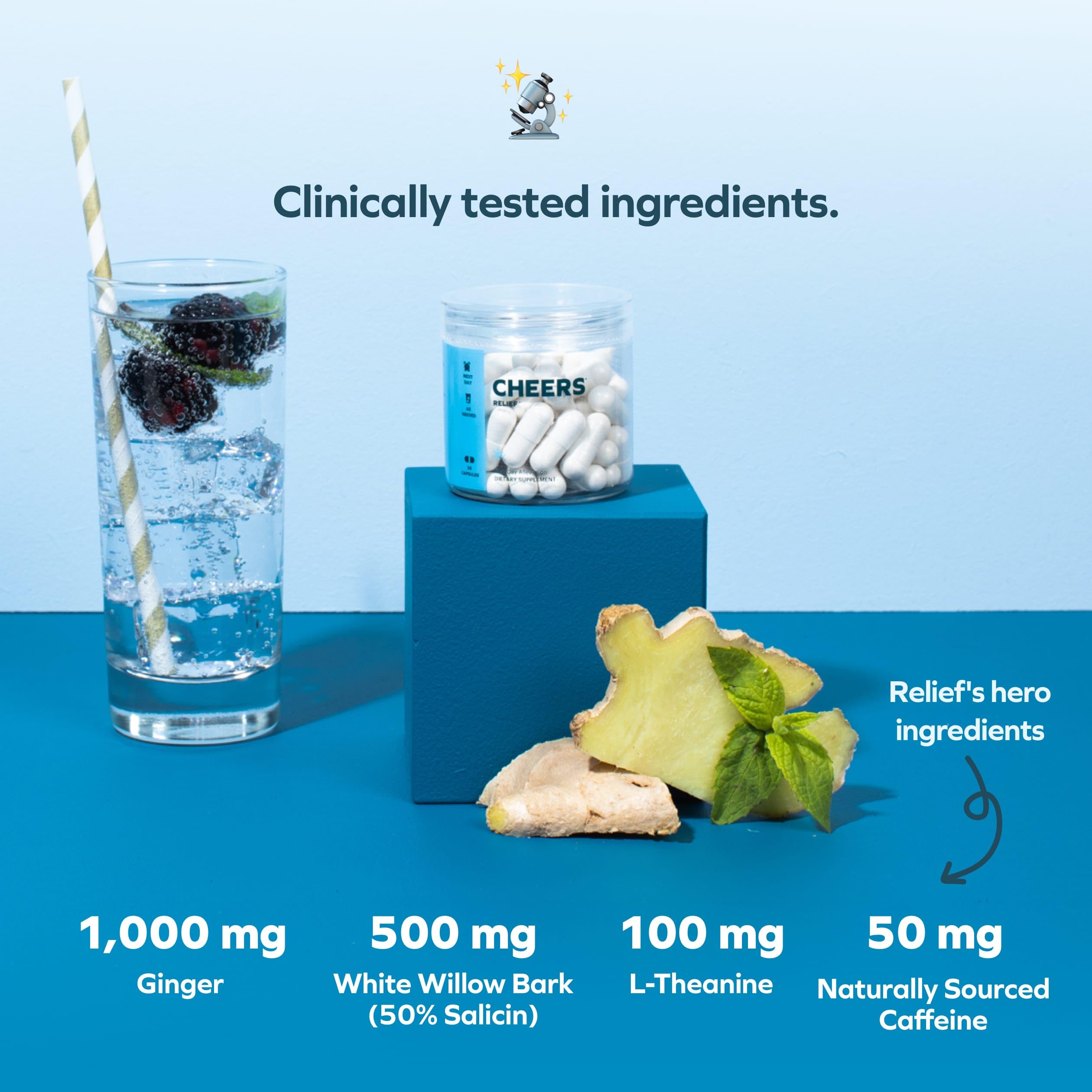 Cheers Relief Next-Morning Alcohol Recovery Supplement

