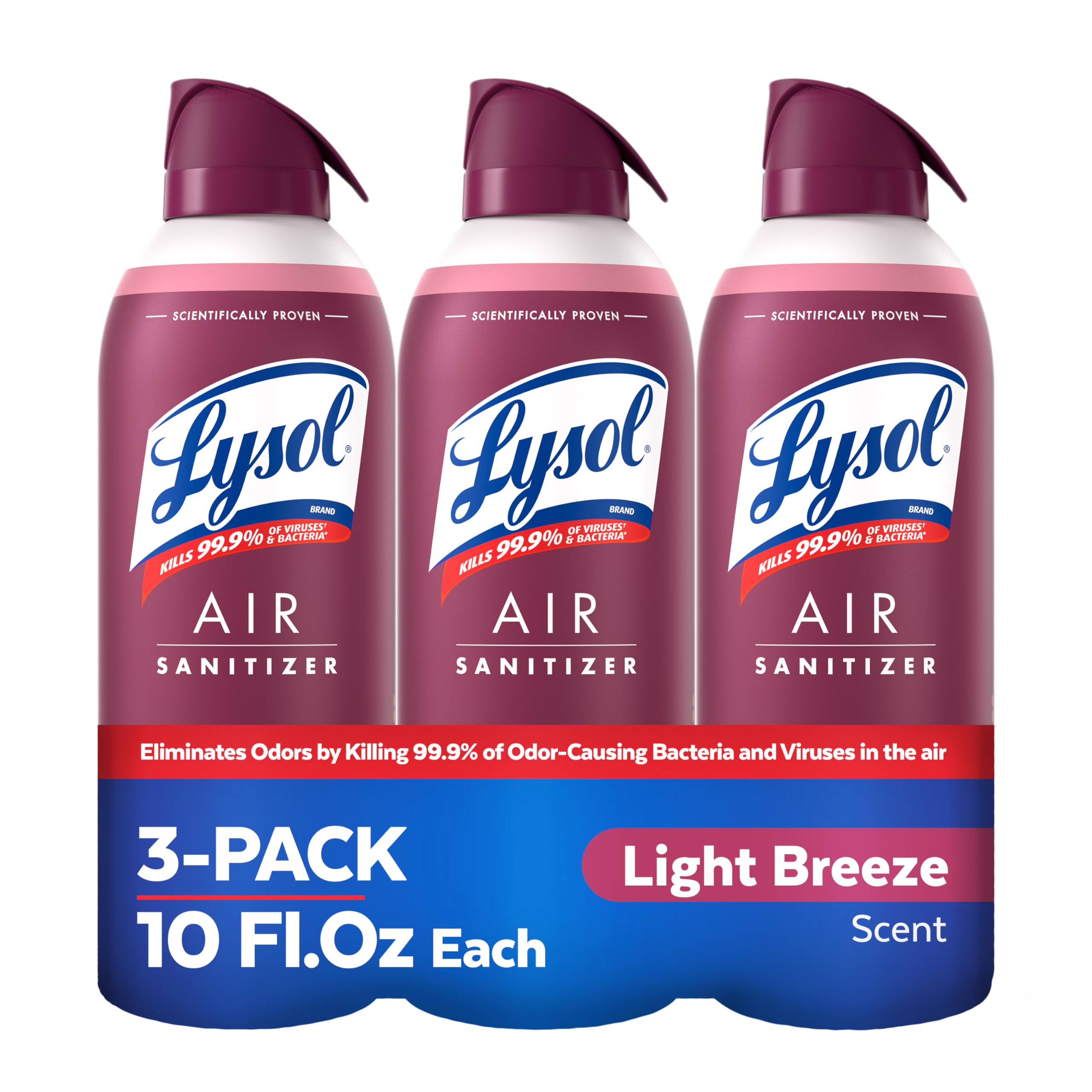 Lysol Air Sanitizer Spray - Odor Eliminator, EPA-Approved