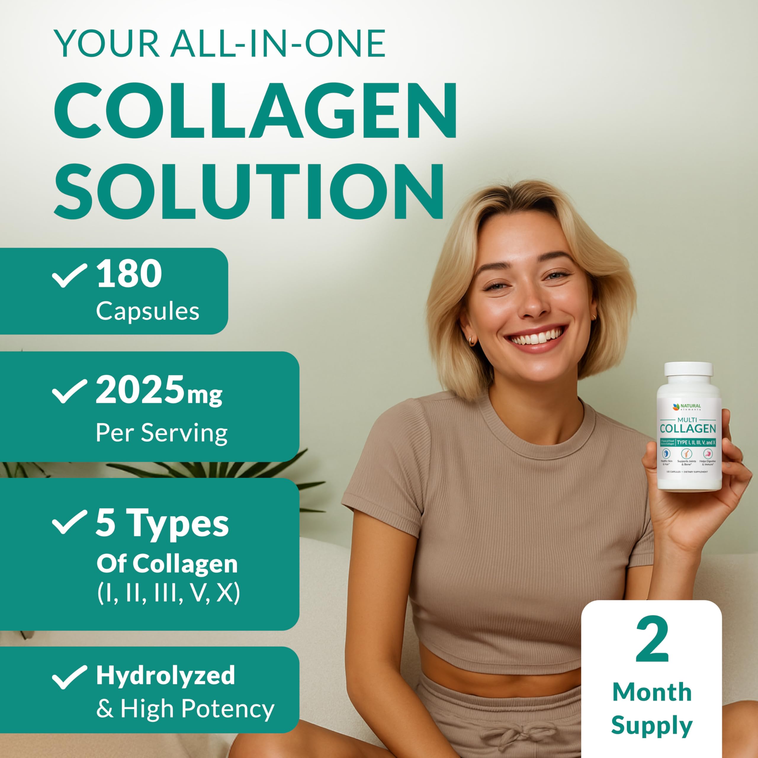 Collagen Capsules for Joint and Skin Health

