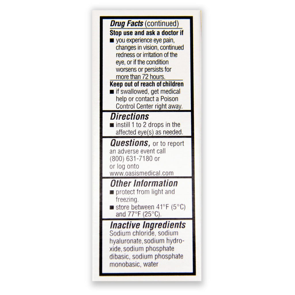 Oasis TEARS Eye Drops PF Plus Preservative-Free

