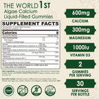 Sustainably Organic Plant Based Calcium Gummies with D3 K2 Zinc

