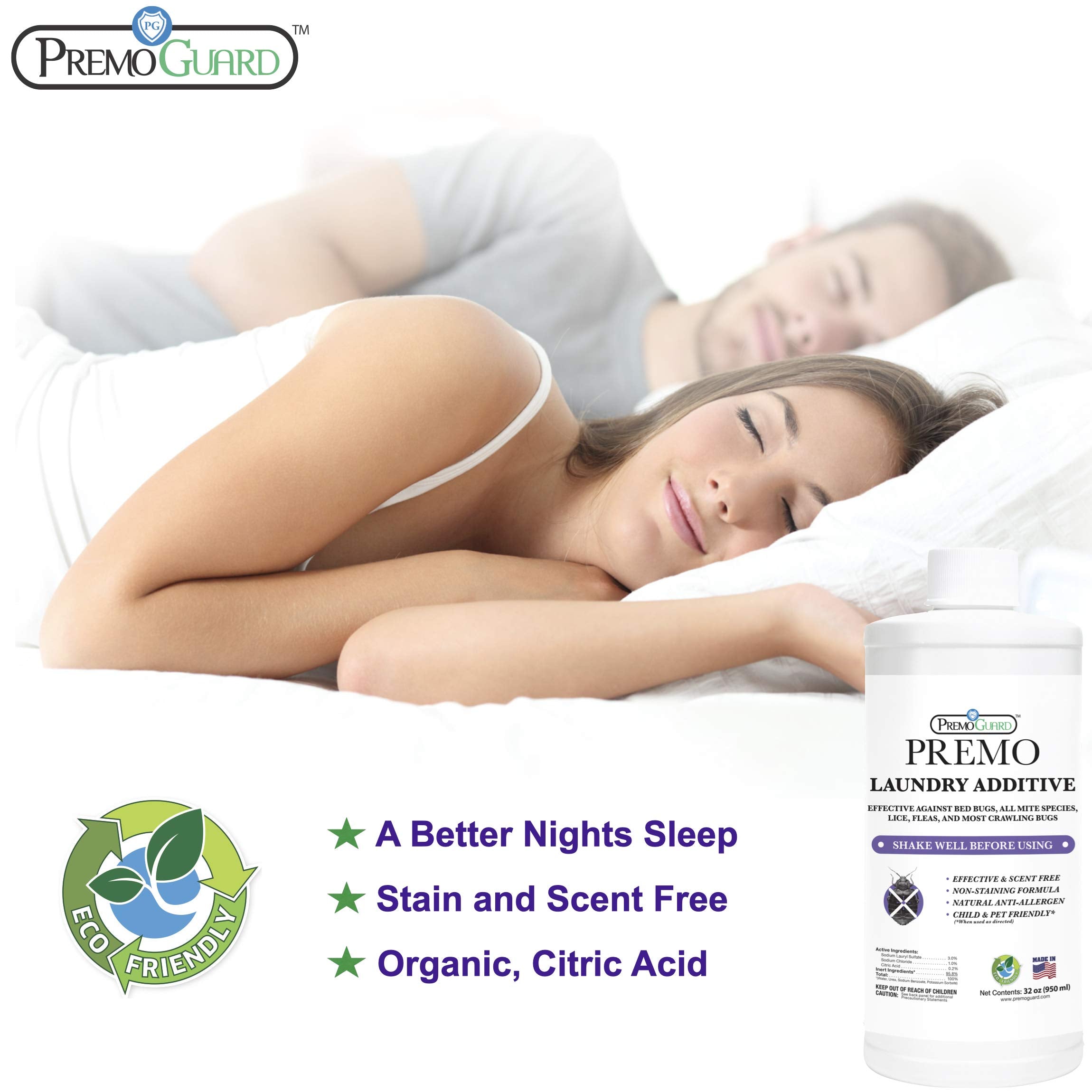 Premo Guard Bed Bug & Mite Laundry Additive – Natural

