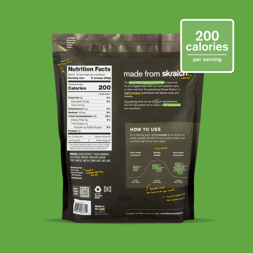 Skratch Labs Super High-Carb Drink Mix | Endurance Fuel

