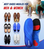 NEUPU High Arch Support Orthotic Insoles | Pain Relief

