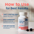 NativePath Antarctic Krill Oil Softgels EPA DHA Astaxanthin

